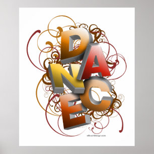 Poster Danse 3D (automne)