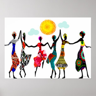 Poster Danse africaine de louanges