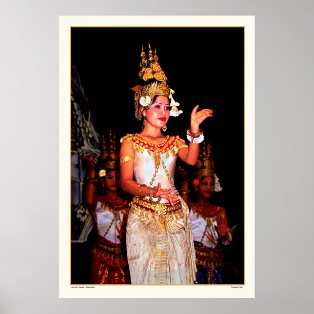 Poster Danse ancienne - Cambodge (Devant)