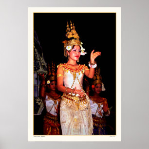 Poster Danse antique - Cambodge