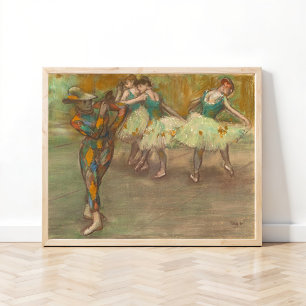Poster Danse Arlequin, Degas