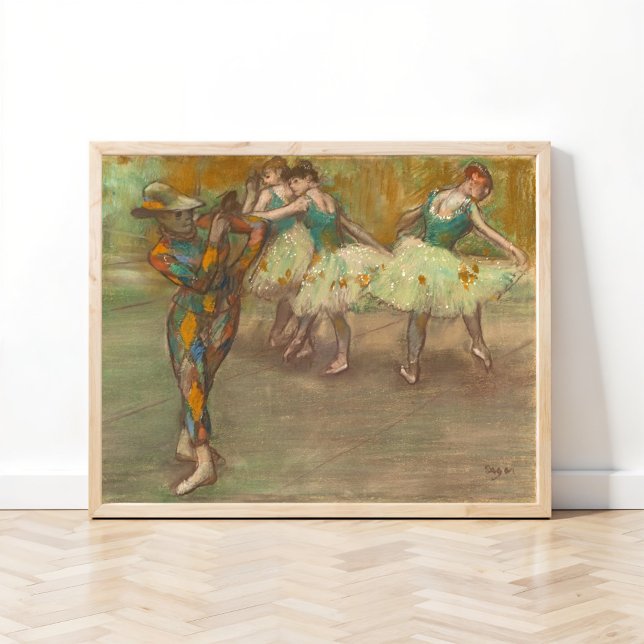 Poster Danse Arlequin, Degas (Créateur téléchargé)