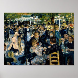 Poster Danse au Moulin de la Galette par Renoir