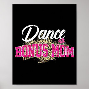 Poster Danse bonus maman léopard maman drôle danseuse fêt