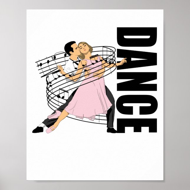 Poster Danse Classique Ballroom Danse (Devant)