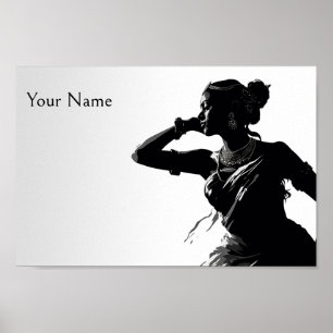 Poster Danse classique indienne bharatnatyam