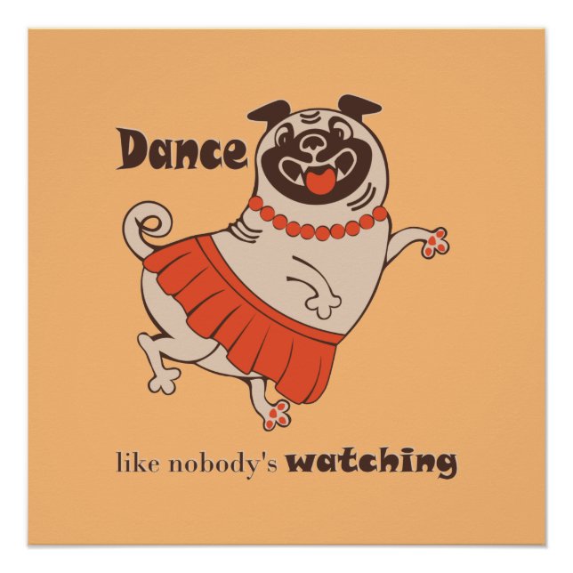 Poster Danse comme personne ne regarde Carlin Girl (Devant)