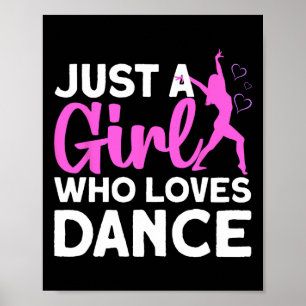 Poster Danse cool Pour Filles Femmes Danse Hip hop Salle 