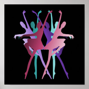 Poster Danse Danse Danse Danse Couleurs