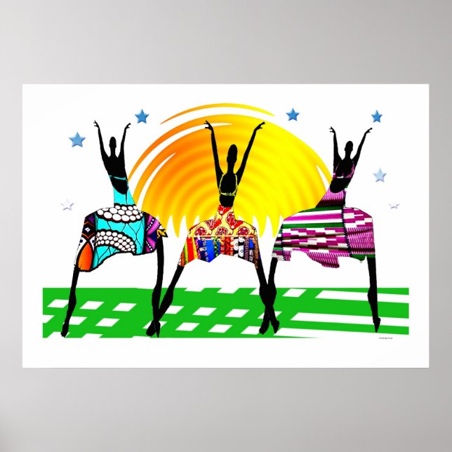 Poster Danse d'appel des femmes africaines (Devant)