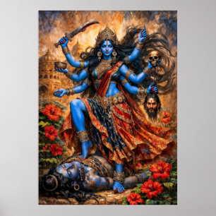Poster Danse de Kali sur Shiva