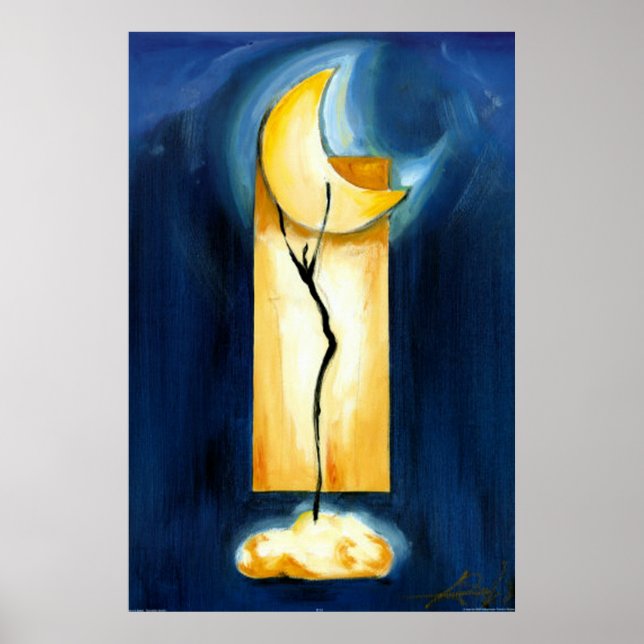 Poster Danse de la lune par l'artiste Alfred Gockel (Devant)