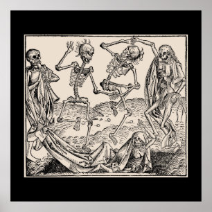 Poster Danse de macabre