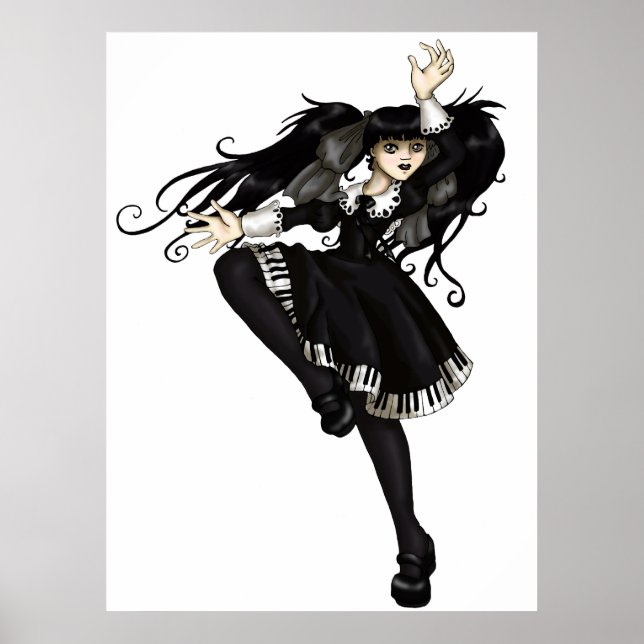 Poster Danse de piano (Devant)