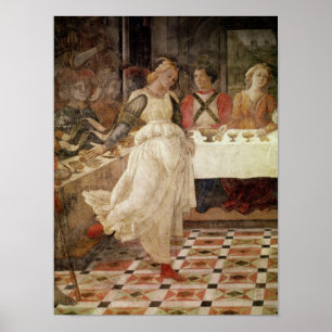 Poster Danse de Salome au festin de Herod