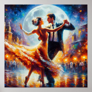 Poster Danse de Swing Ballroom Danse Danse