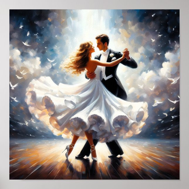 Poster Danse de Swing Ballroom Danse Danse (Devant)