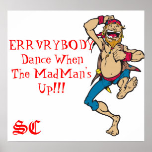 Poster Danse d'ERRVRYBODY quand le fou vers le haut de