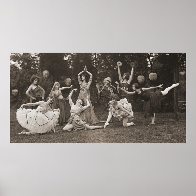 Poster Danse des femmes sauvages 1924 (Devant)