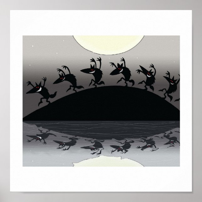 Poster Danse des loups-garous (Devant)