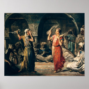 Poster Danse des mouchoirs, 1849