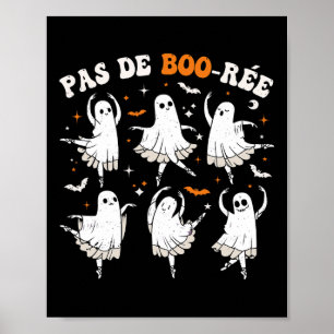 Poster Danse d'Halloween Pas De Boo-rée Ghost Ballet
