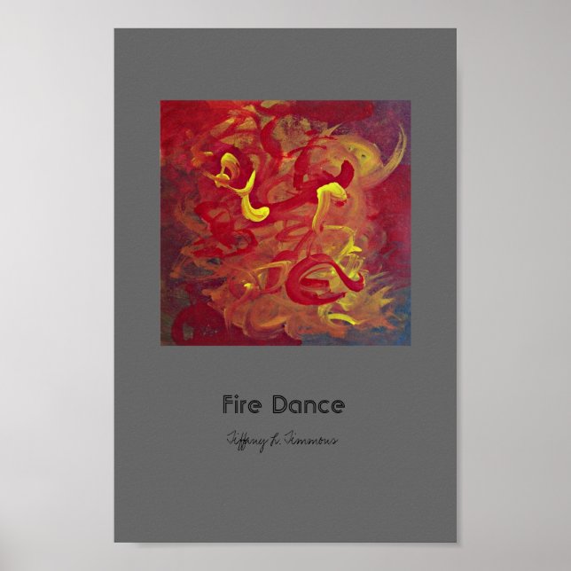 Poster Danse du feu (Devant)