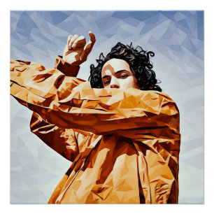 Poster Danse géométrique