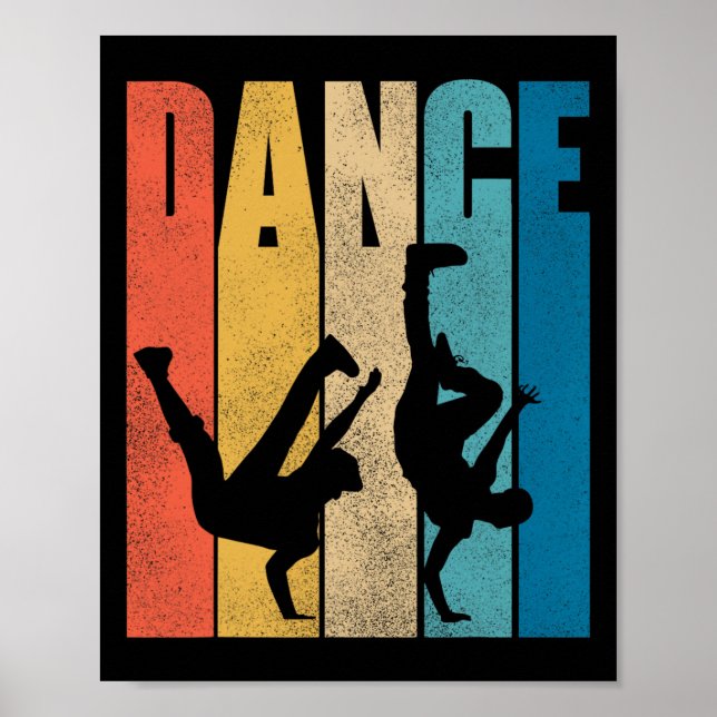 Poster Danse Hip hop Danser Hiphop Danser Breakdance Bre (Devant)