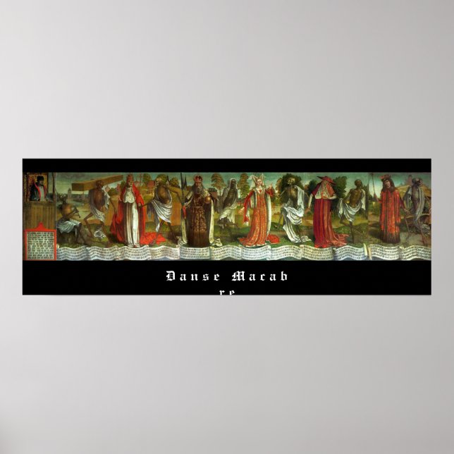 Poster Danse macabre (Devant)