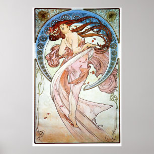 Poster Danse, Mucha