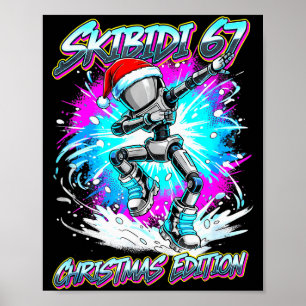 Poster Danse Skibidi 67 Édition Noël