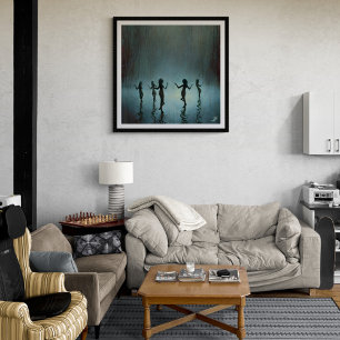 Poster Danse sous la pluie