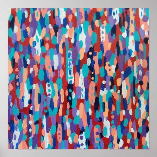 Poster Danse sur glace Abstraite (Devant)