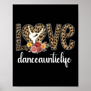 Poster Danse Tante Vie Tante D'Une Danse Fière Danser Un