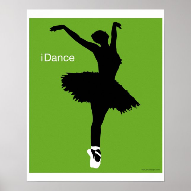 Poster Danse (verte) (Devant)