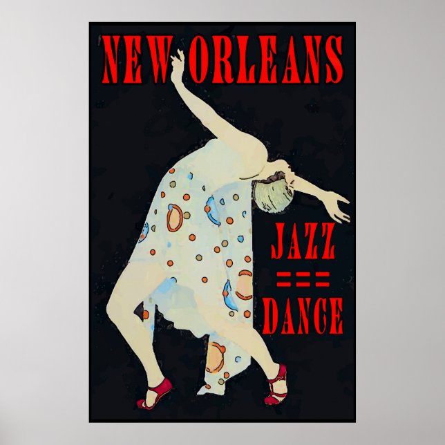 Poster Danser au Jazz 2016 Orléans (Devant)