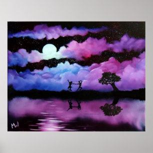 Poster Danser Au Lune