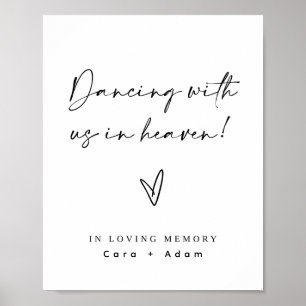 Poster Danser avec nous dans le ciel Symbole Mariage