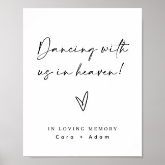 Poster Danser avec nous dans le ciel Symbole Mariage