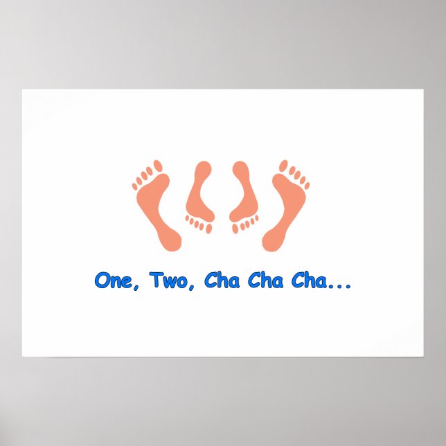 Poster Danser Cha Cha Feet (Devant)