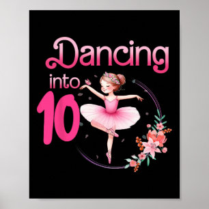 Poster Danser dans 10 Ballerina 10e anniversaire bal de f