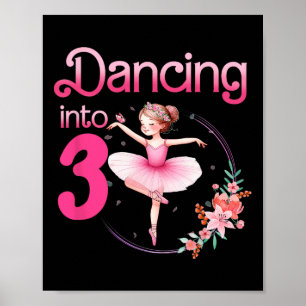 Poster Danser dans 3 Ballerina 3e Anniversaire Ballet