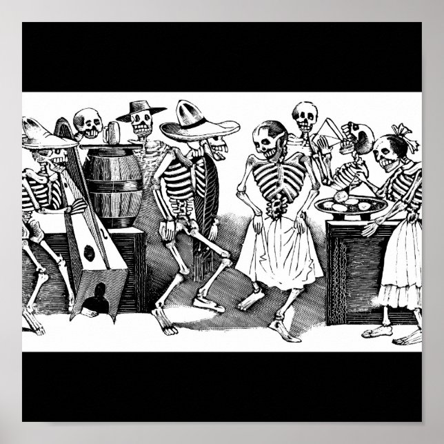 Poster "Danser le Jarabe dans l'autre monde" (Devant)