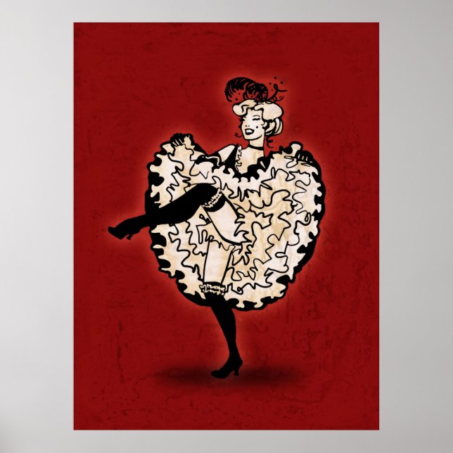 Poster Danseur Cancan (Devant)