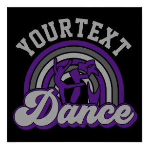 Poster Danseur de ballet AJOUTER DU TEXTE Danse classique