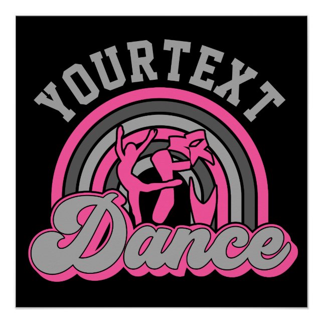 Poster Danseur de ballet AJOUTER DU TEXTE Danse classique (Devant)