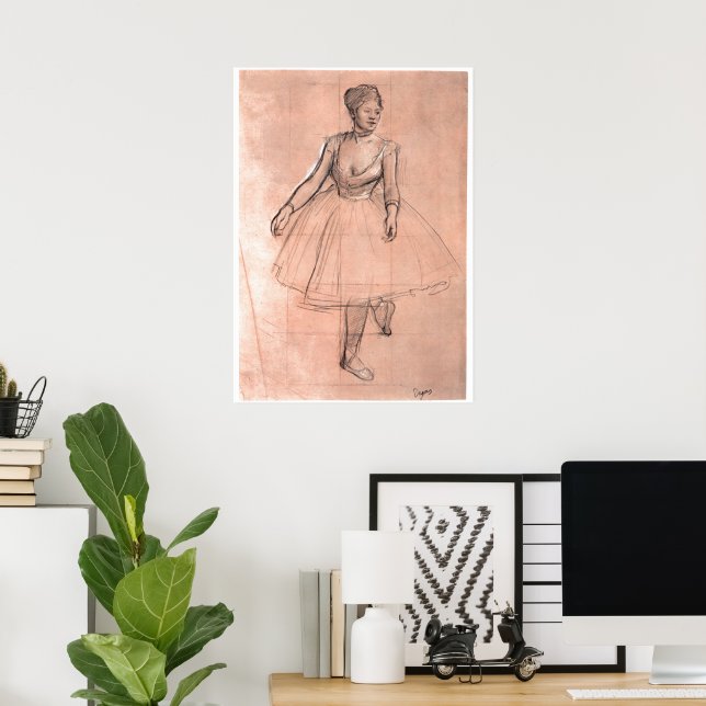 Poster Danseur de ballet (étude) par Edgar Degas, Art Vin (Bureau à domicile)