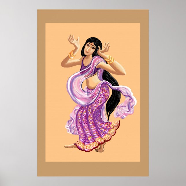 Poster Danseur de Bollywood (Devant)