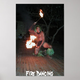 Poster Danseur du feu de South Pacific